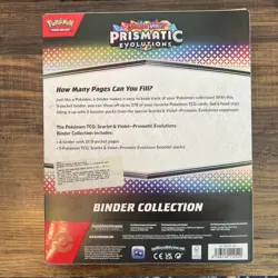 Pokemon TCG SV8.5 Prismatic Evolutions Binder Collection Box Factory Sealed - Image 2