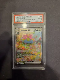 Pokemon TCG Venusaur EX 198/165 English Scarlet & Violet 151 SIR PSA 9 - Image 1