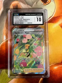 Gardenia's Vigor GG61/GG70 Crown Zenith CGC Graded 10 Pokemon TCG - Image 1
