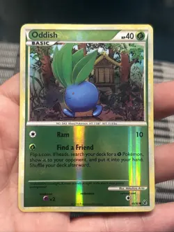Pokemon TCG Oddish Reverse Holo 60/90 Undaunted 2010- LP - Image 1