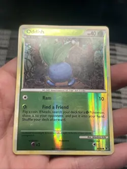 Pokemon TCG Oddish Reverse Holo 60/90 Undaunted 2010- LP - Image 2