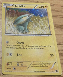 Pokemon TCG Mcdonalds 2015 Electrike 7/12 Holo Promo - Image 1