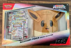 Pokemon TCG Prismatic Evolutions Accessory Pouch Special Collection Box Sealed - Image 1