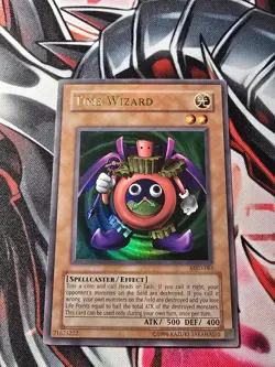 Yugioh! Time Wizard MRD-065 Metal Raiders-Unlimited Edition-original print—LP - Image 1