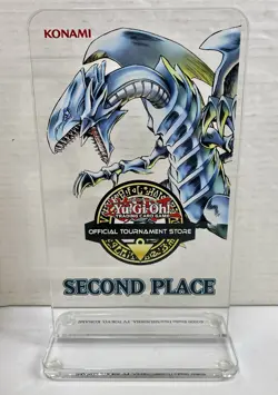 Yu-Gi-Oh! OTS Blue Eyes White Dragon 1st 2nd 3rd Place Tournament Trophies - Image 4