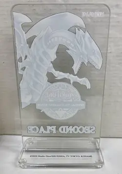 Yu-Gi-Oh! OTS Blue Eyes White Dragon 1st 2nd 3rd Place Tournament Trophies - Image 5
