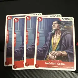 Nefeltari Cobra Playset - OP13-011 x4 - Carrying On His Will - One Piece TCG - Image 1