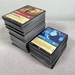 Disney Lorcana Trading Card Lot Bulk 445 Cards Mixed Set Maleficent Mulan TCG - Image 1