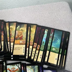 Disney Lorcana Trading Card Lot Bulk 445 Cards Mixed Set Maleficent Mulan TCG - Image 5