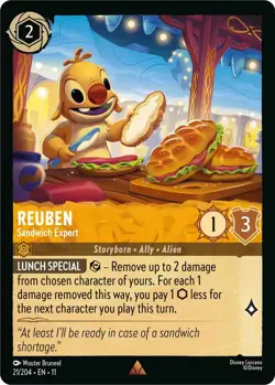 Reuben - Sandwich Expert 21/204 Winterspell Non-Foil Disney Lorcana - Image 1