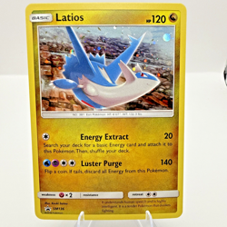 Pokemon Card TCG Latios SM136 Black Star Promo Cosmos Holo 2018 NM SWIRL - Image 1