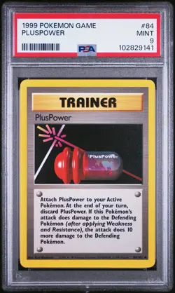 1999 Pokemon Game Pluspower #84 MINT PSA 9 Base Set - Image 1