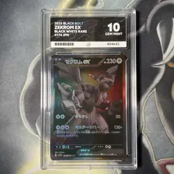 Pokemon TCG Zekrom 174/086 Black Bolt SV11B - JAPANESE Ace 10 Gem Mint Perfect - Image 1