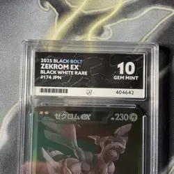 Pokemon TCG Zekrom 174/086 Black Bolt SV11B - JAPANESE Ace 10 Gem Mint Perfect - Image 2