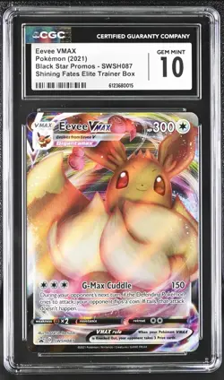 Pokemon TCG Eevee VMAX SWSH087 Sword & Shield Promo CGC 10 Gem Mint - Image 1