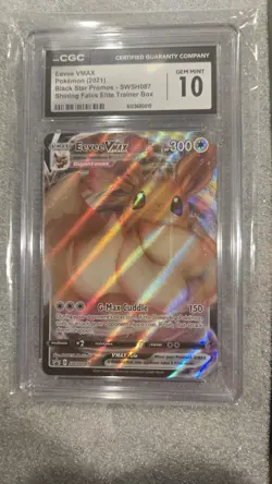 Pokemon TCG Eevee VMAX SWSH087 Sword & Shield Promo CGC 10 Gem Mint - Image 2