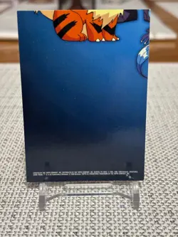 1999 Topps Pokemon Series 1 #TV11 Meowth (TV Animation Edition) Slight Crease - Image 2