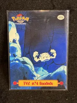 1999 Topps Pokemon TV Animation Edition Series 1 #TV6 Geodude - Image 1