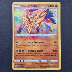 Zamazenta 102/185 - SWSH Vivid Voltage - Amazing Rare Holo - Pokemon TCG English - Image 1