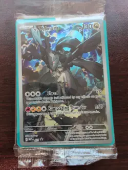 Pokemon N's Zekrom #31 Mega Evolution Promo Holo Sealed - Image 1