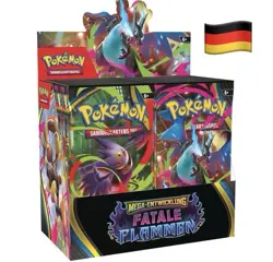 🇩🇪 POKEMON FATALE FLAMMEN DISPLAY BOX 36 BOOSTER - DEUTSCH - VERSIEGELT - Image 1