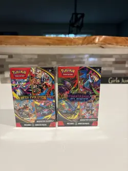 Pokemon TCG Mega Evolution Phantasmal Flames Booster Bundles Lot of 2 New Sealed - Image 1