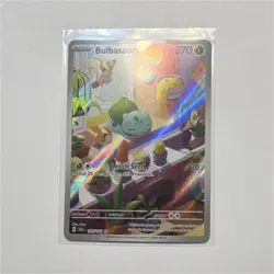 Pokemon Bulbasaur 143/142 Sv07: Stellar Crown Illustration Rare Holo 70 HP - Image 1