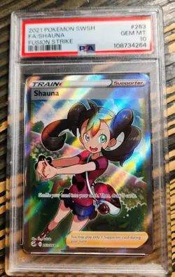 2021 Pokemon SWSH FA/Shauna Fusion Strike PSA 10 Gem Mint #263 - Image 1