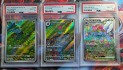 PSA10 Bulbasaur Ivysaur Venusaur AR/SAR Sequential Set Pokemon Japanese 151 - Image 1