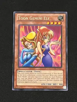 Toon Gemini Elf LCYW-EN107 YuGiOh Legendary Collection 3: Yugi's World Mega Pack - Image 1