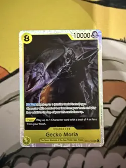 Gecko Moria SR OP14-104 One Piece The Azure Sea's Seven Foil - NM - Image 1