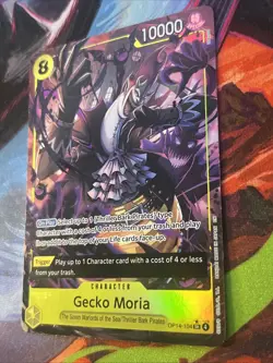 One Piece The Azure Sea's Seven OP14 English Alt SR Gecko Moria OP14-104 NM - Image 3