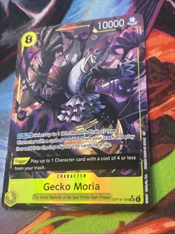 One Piece The Azure Sea's Seven OP14 English Alt SR Gecko Moria OP14-104 NM - Image 4