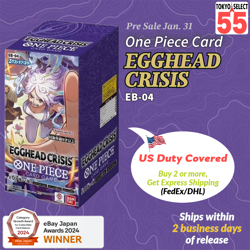 ONE PIECE Card Egghead Crisis EB-04 EB04 Booster Box Japanese Tape SEALED PSL - Image 1