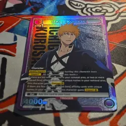 Union Arena Bleach Ichigo Kurosaki Foil Action Card 4000 Power Bandai - Image 1