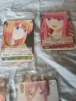 Weiss Schwarz The Quintessential Quintuplets 5 Promo Set NM - Image 3