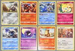 Pokemon Sun & Moon Unbroken Bonds Regular Card Lot x8 NM 💎 (2 RARES) - Image 1