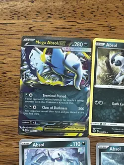 Mega Absol ex 5 Card Bundle English Pokemon See Description - Image 2