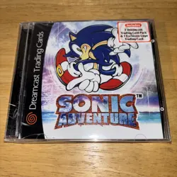 SONIC ADVENTURE CD SEGA DREAMCAST TRADING CARDS LIMITED RUN GAME PACK TS INSERTS - Image 1