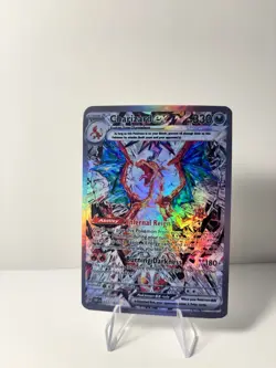 Charizard ex Tera Full Art Holo Pokemon Card – Dark Type Charizard – Ultra Rare - Image 2