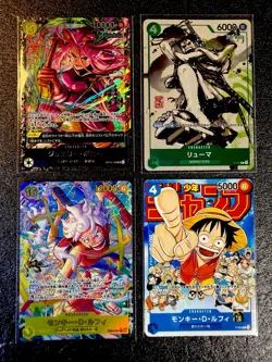 4 Set One Piece Card Games Japanese - Image 1
