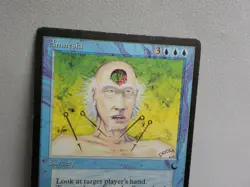 AMNESIA MAGIC THE GATHERING THE DARK MTG 1994 Trading Card #400 - Image 4