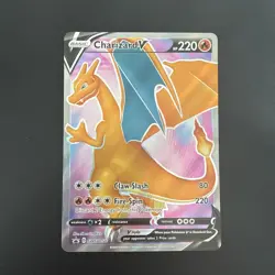 Charizard V SWSH050 Pokemon Black Star Promo Holo Full Art Card - Image 1