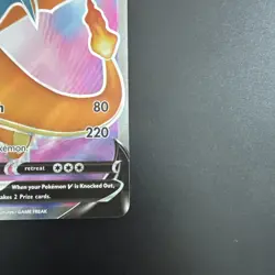 Charizard V SWSH050 Pokemon Black Star Promo Holo Full Art Card - Image 5