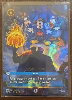 Disney Spooky Sight Foil Action Card 237/204 Lorcana English - Image 1
