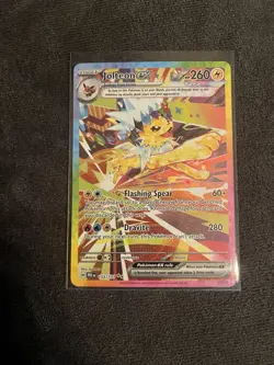 Pokemon TCG Jolteon EX Prismatic Evolutions Card 153/131 Fresh NM Condition - Image 1