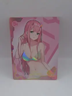 Goddess Story Maiden Party 5 Girl Party Waifu Anime Card SR SR-009 Zero Two - Image 1