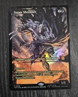 Super Shredder (Showcase) [Teenage Mutant Ninja Turtles] Foil Near Mint MTG M285 - Image 1