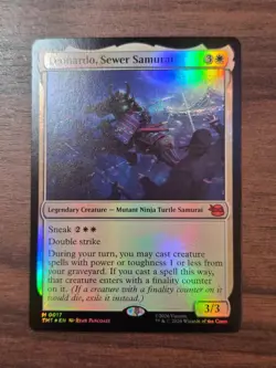 x1 Leonardo, Sewer Samurai M MTG Teenage Mutant Ninja Turtles, Foil, English - Image 1