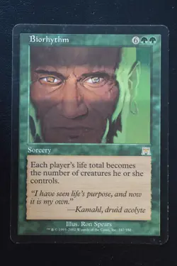 Magic The Gathering MTG BIORHYTHM Onslaught LP Lightly Played - Image 1